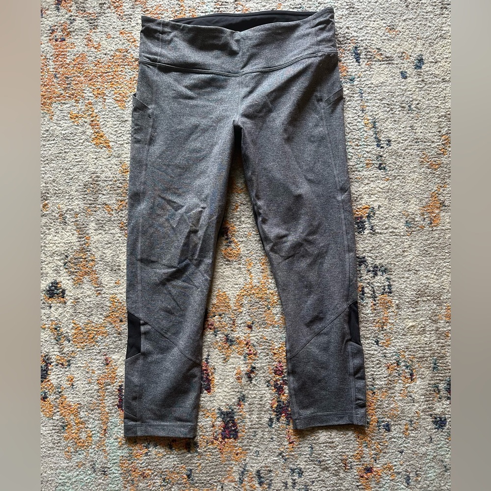 Lululemon Grey Crop Leggings